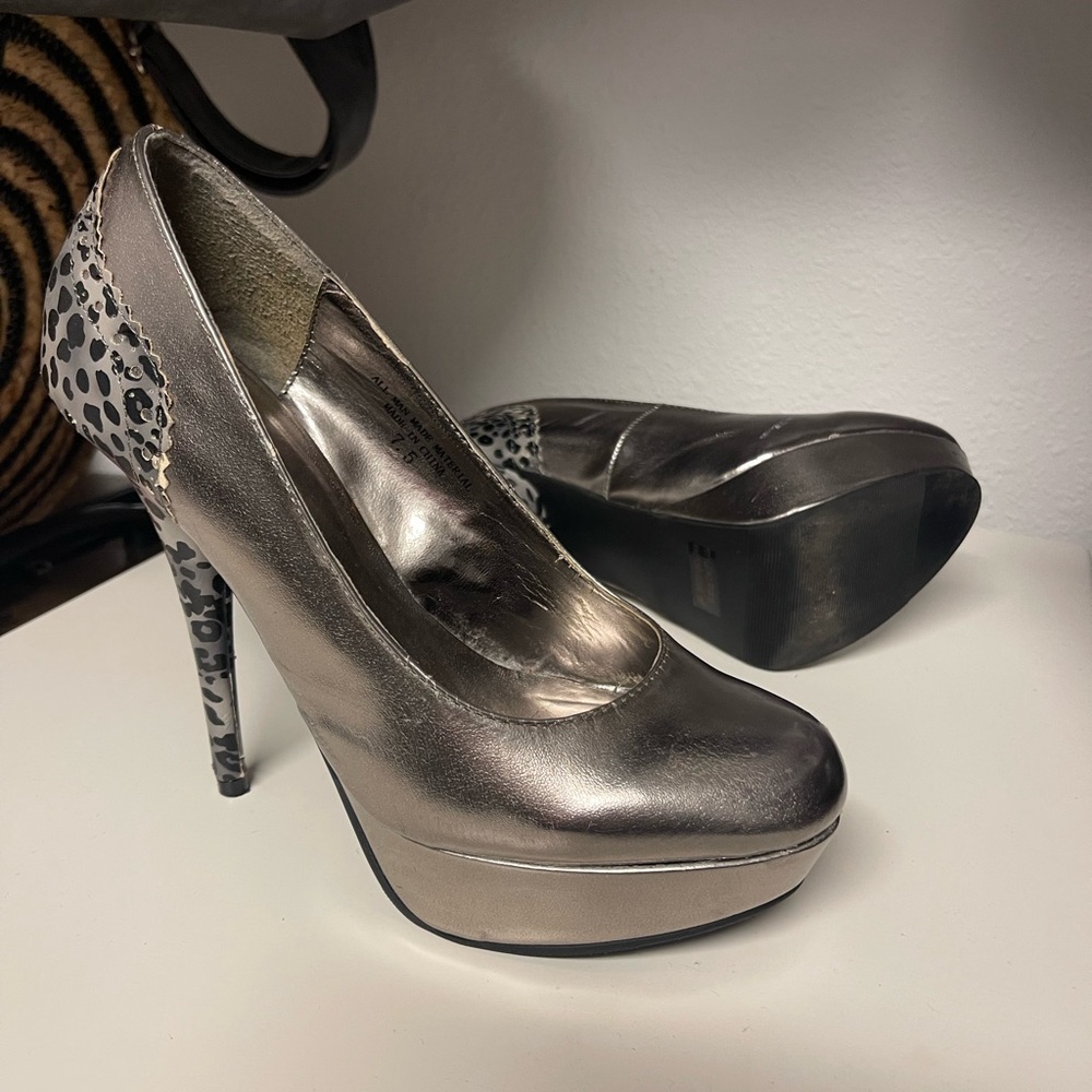 Stilettos/platforms. Two pairs. Selling separately.